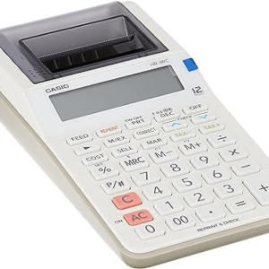 Calculadora Com Bobina Casio HR-8RC - Branco