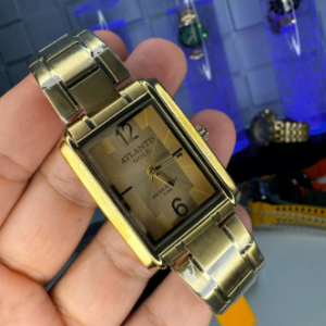 Relógio Masculino Atlantis serie Ouro a prova dagua c/ caixa