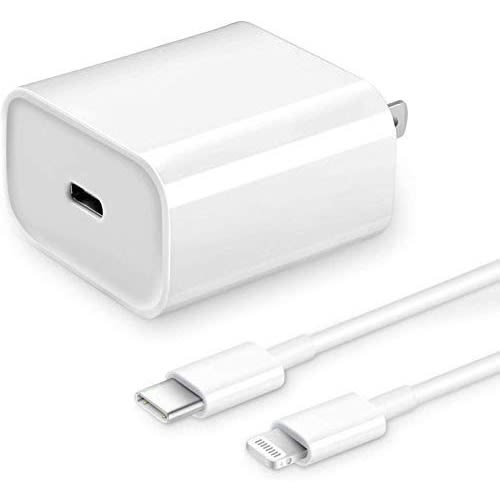 Carregador Cabo Lightning Usb + Fonte Carregador Turbo 20w IOS