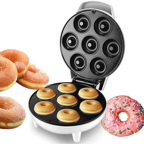 Máquina Forma De Fazer Donuts 700w Rosquinha Elétrica Donuts