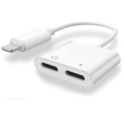 Cabo Adaptador Lightning apple para Fone P2 e Carregador