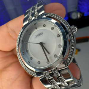 Relógio Feminino Skmei Silver Diamante a Prova Dagua