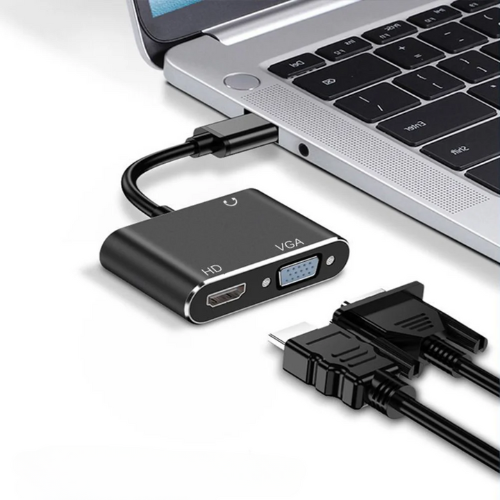 Adaptador USB 3.0 para HDMI e VGA-Fly Ace FY-730