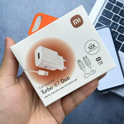 Carregador Xiaomi Turbo 67W USB-C x Tipo C: Alta Velocidade e Eficiência