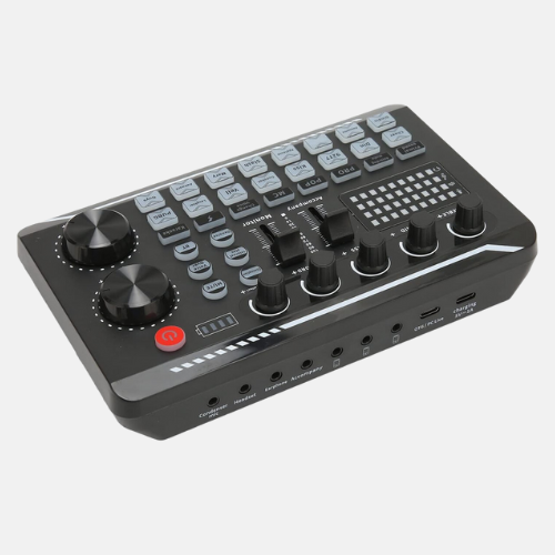 Mixer De Áudio Externo Live Sound Card Celular Tablet E Pc