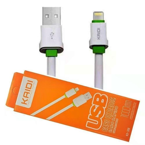 Cabo USB Micro Lightning 1 Metro Kaidi Kd-306