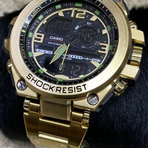 Relógio Masculino G-Shock Metal Iron Man 2022  Linha Gold a prova dagua