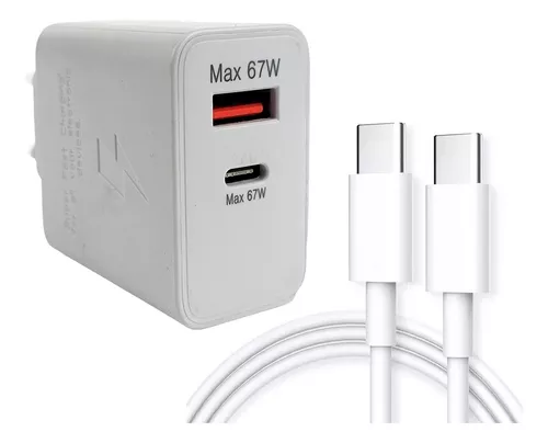 Carregador MI Original 67W PD Adapter USB-C USB-A