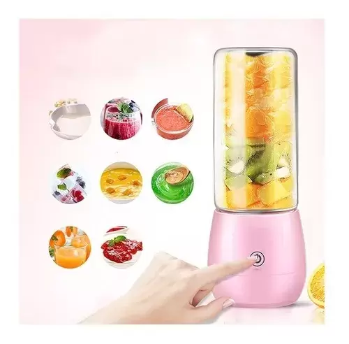 Mini Liquidificador Portátil Vidro 6 Lâminas pate gelo