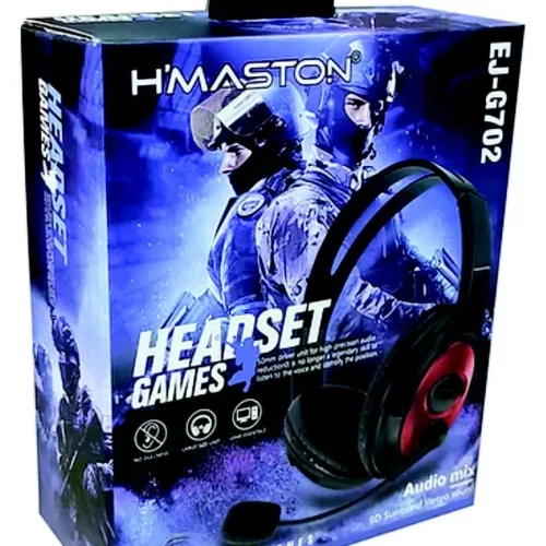 FONE DE OUVIDO HEADSET GAMER HMASTON EJ-G702