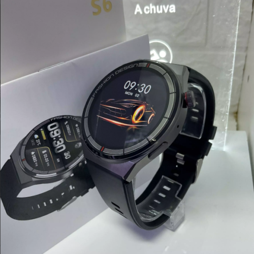 Smartwatch S6 Ultra Redondo Preto