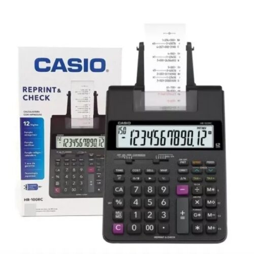 Calculadora de Mesa com Impressão Casio HR-100RC