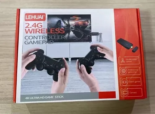 Game Stick Retro HDMI 4K Lehuai com Controles Wireless