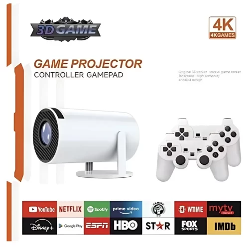 Projetor Portátil 4k X10 plus Hd Android Smart Wifi Bluetooth Espelha