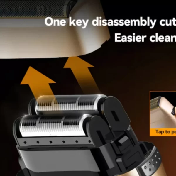 Barbeador Elétrico Shaver Profissional Kemei KM-3209 - Image 6