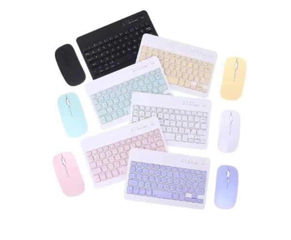 Kit de Teclado e Mouse Bluetooth Sem Fio – Compatível com Android e iOS - Image 2