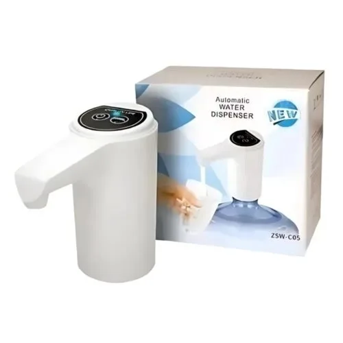 Dispensador de Água Automático Recarregável USB Design Portátil e Fácil de Instalar