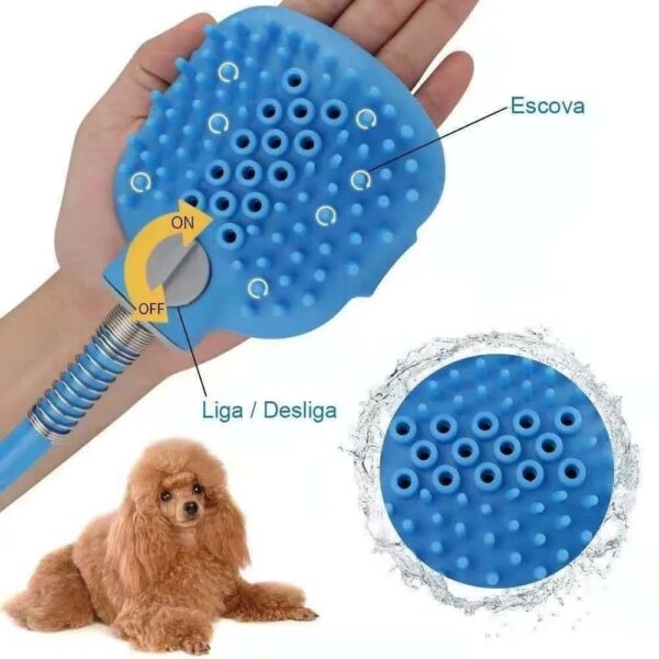 Ducha Pet Mangueira para Banho em Cães e Gatos - Image 3