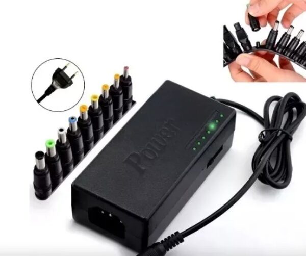Fonte Carregador Notebook Universal 120W Regulável 12V a 24V - LEHMOX