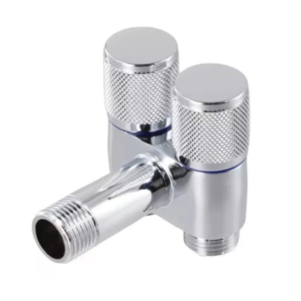 Registro Saída Dupla Válvula De Ângulo Para Bidê e Máquina de Lavar - Image 4