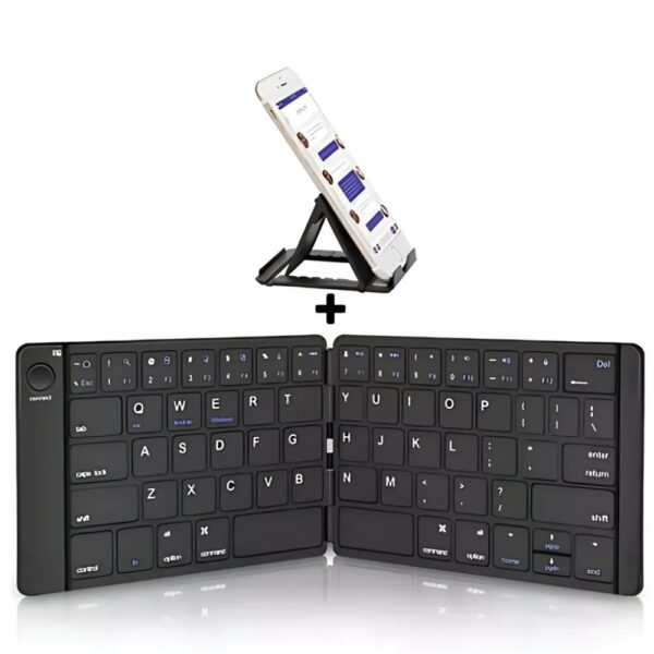 Teclado Portátil Dobrável Sem Fio Bluetooth – Compacto e Versátil - Image 2