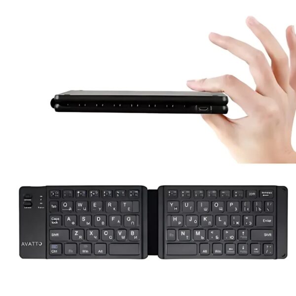 Teclado Portátil Dobrável Sem Fio Bluetooth – Compacto e Versátil - Image 4