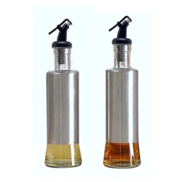 Dosador Porta Azeite e Vinagre de Vidro Premium com Dosador – 300ml - Image 4