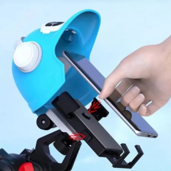 Suporte Celular Moto Bike Anti Reflexo Capacete Quebra Sol - Image 2