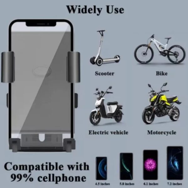 Suporte Celular Moto Bike Anti Reflexo Capacete Quebra Sol - Image 6