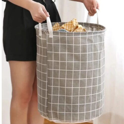 Cesto Dobrável Preto para Roupas e Brinquedos Organize com Estilo A escolha Perfeita para Roupas e Brinquedos