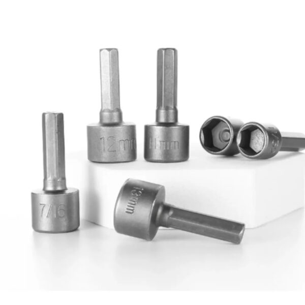 Kit de Jogo de Bits Soquete Canhão para Parafusadeira 5 A 13mm - Image 3