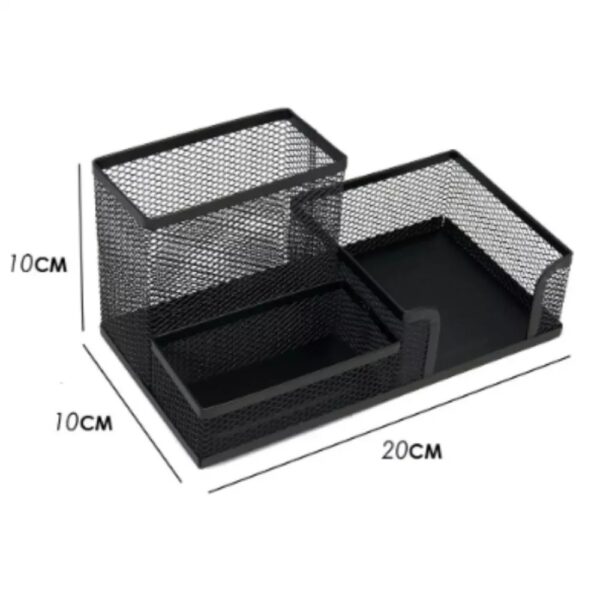 Organizador De Mesa Metal Aramado Porta Papel Canetas Clips - Image 5
