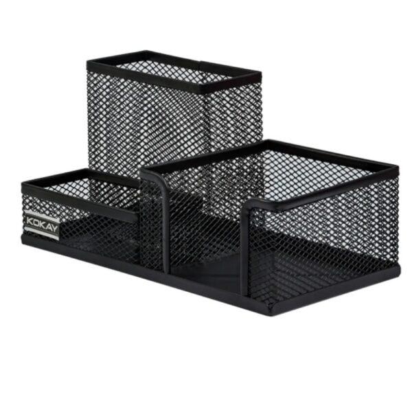Organizador De Mesa Metal Aramado Porta Papel Canetas Clips - Image 6