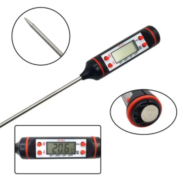 Termômetro Culinário Digital Cozinha Espeto Tp101 P/ Cozinha Oferta! - Image 6