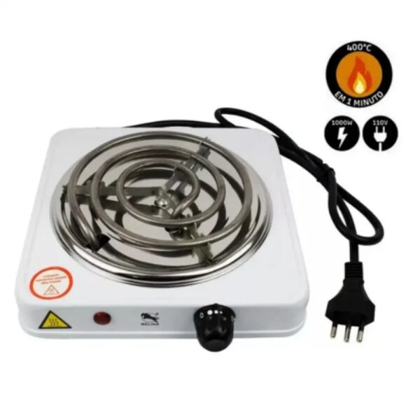 Fogareiro Elétrico Portátil 1000W - 1 Boca - 110V - Imagem 5