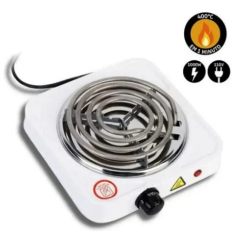 Fogareiro Elétrico Portátil 1000W - 1 Boca - 110V